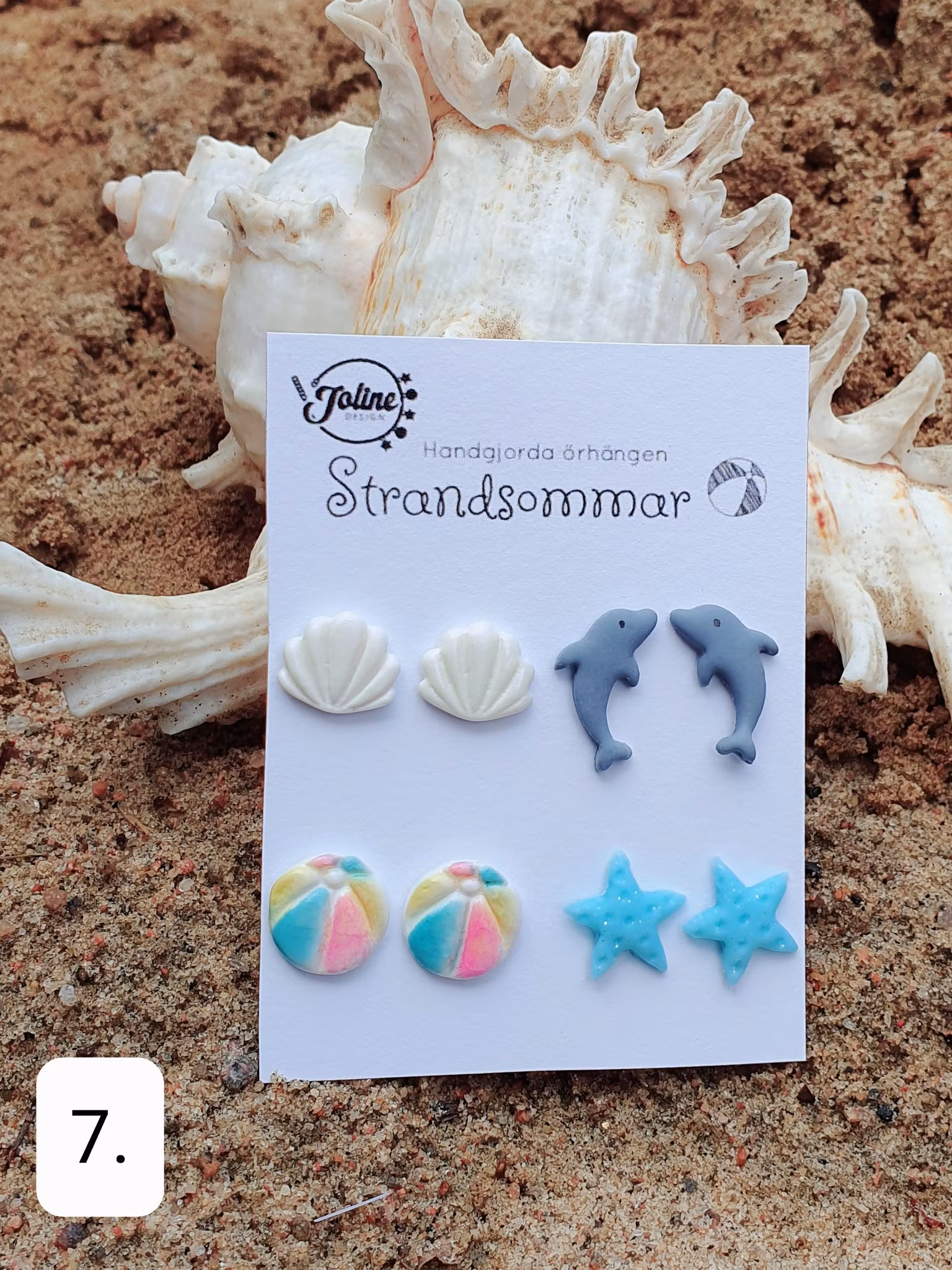 Örhängen strandsommar