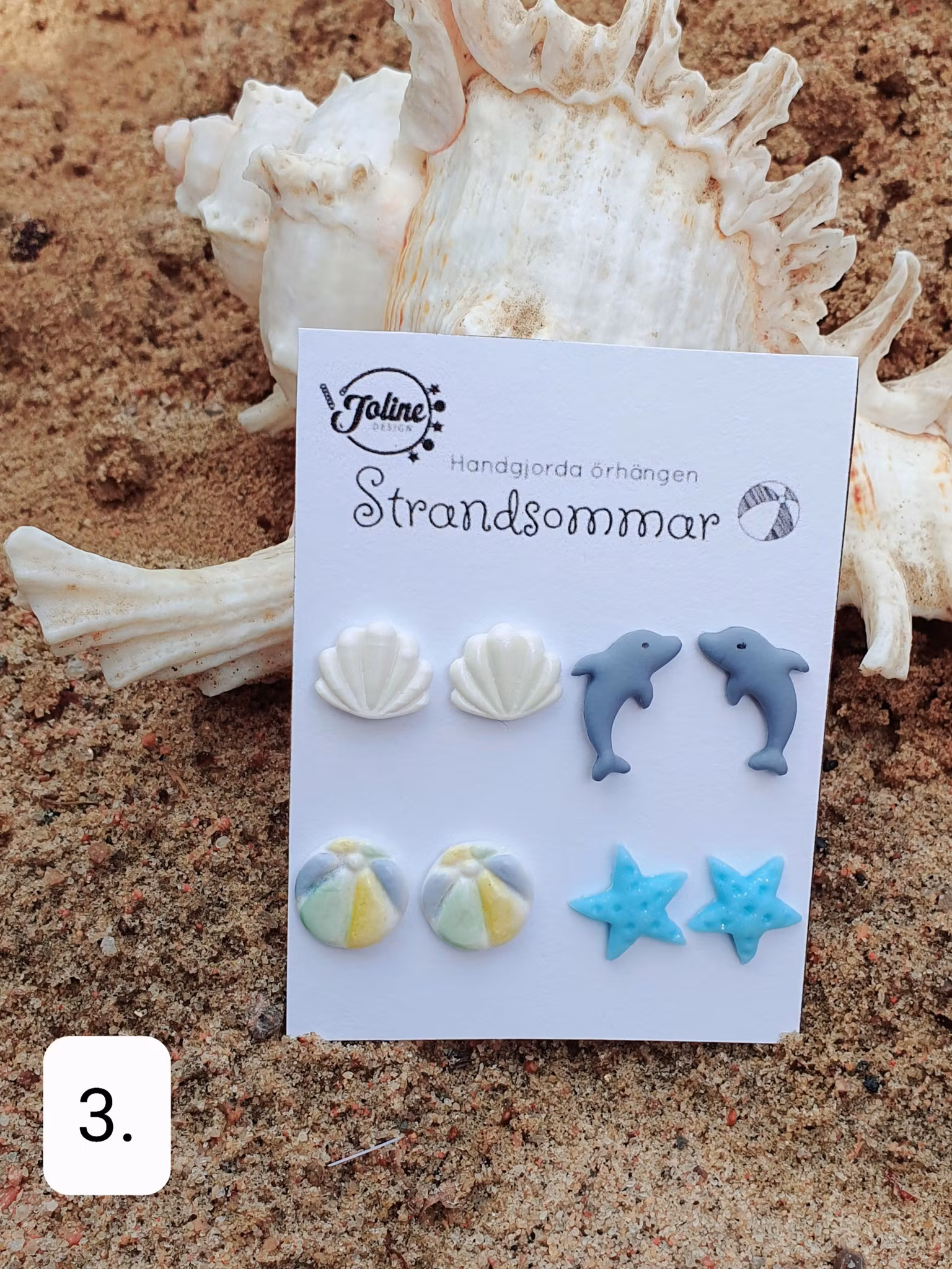 Örhängen strandsommar