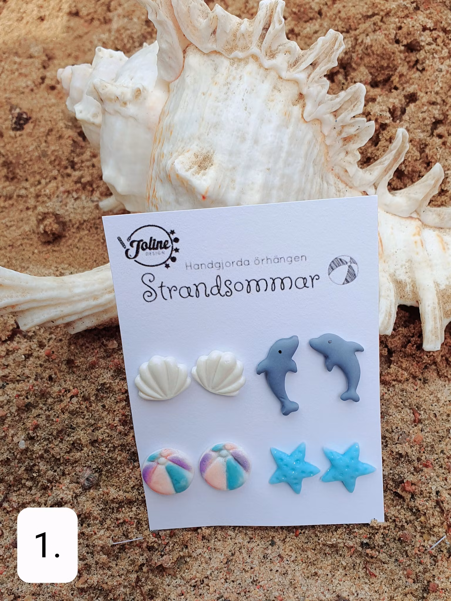 Örhängen strandsommar