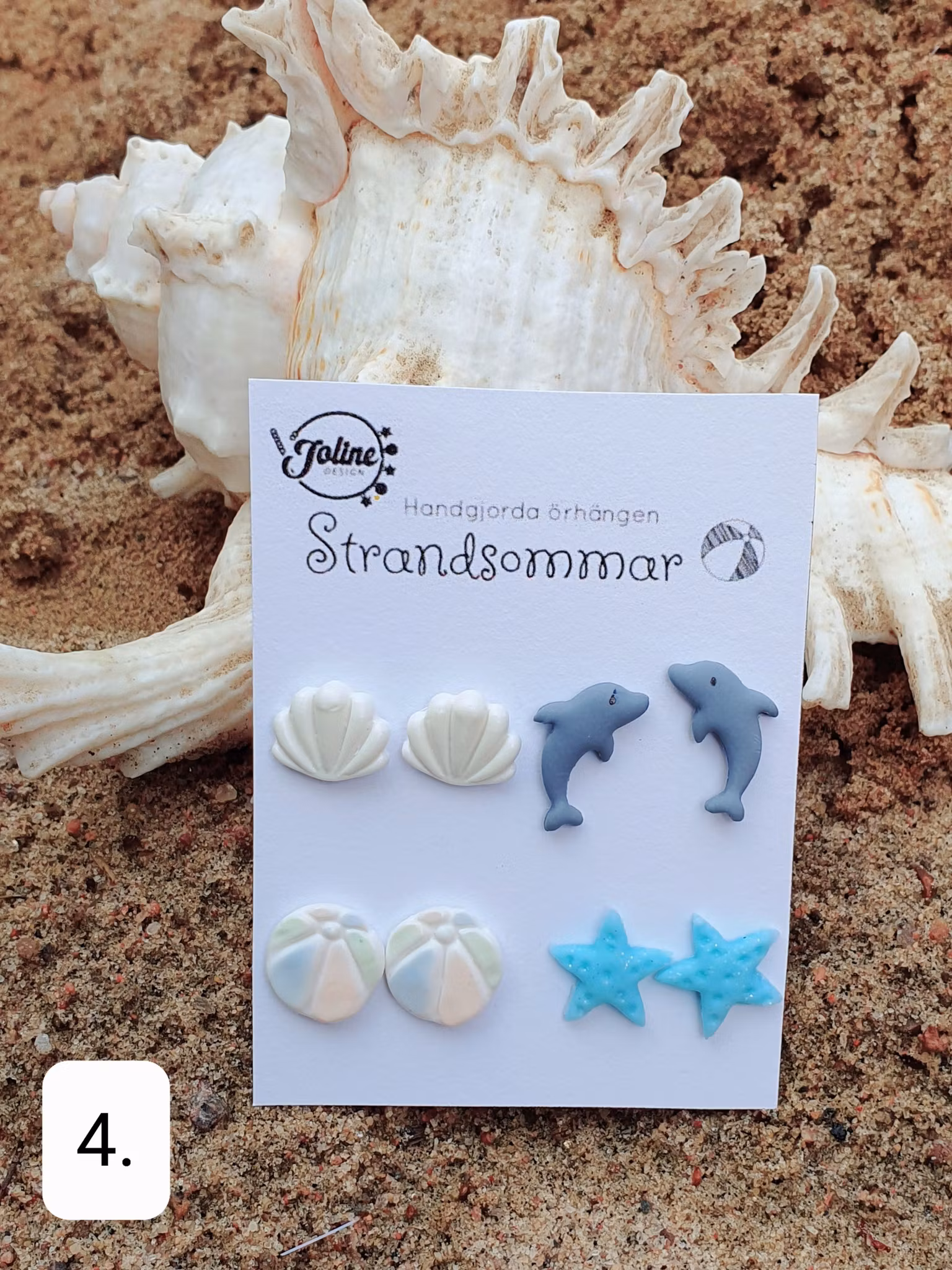 Örhängen strandsommar