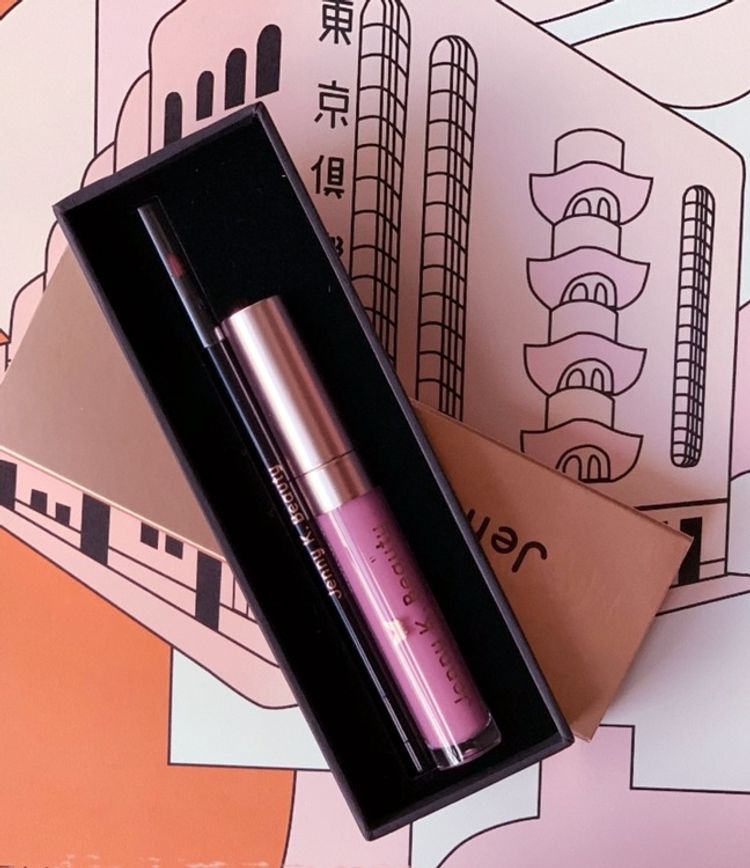 Loving Life Lip Kit ~ Matte Liquid Lipstick + Lip Liner 04. Polar Pink
