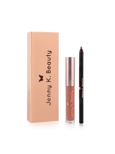 Loving Life Lip Kit ~ Matte Liquid Lipstick + Lip Liner 02. Nordic Nude
