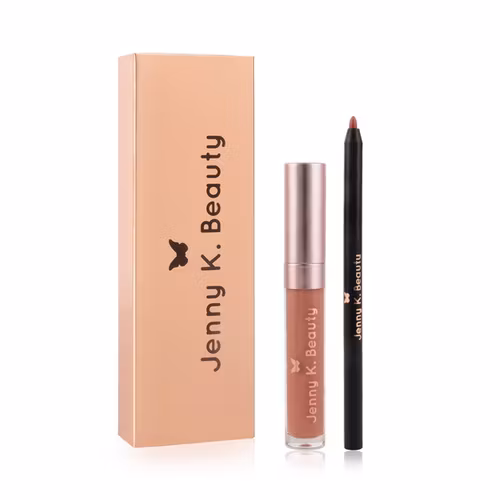 Loving Life Lip Kit ~ Matte Liquid Lipstick + Lip Liner 02. Nordic Nude