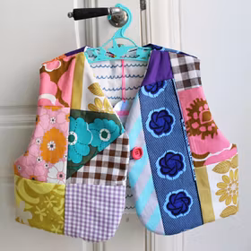 Quiltad overzise väst, ca.98/104