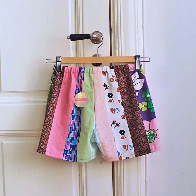 Shorts av lappar ca. 110/116