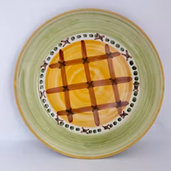 Ravello assiett med rutig botten, 20 cm