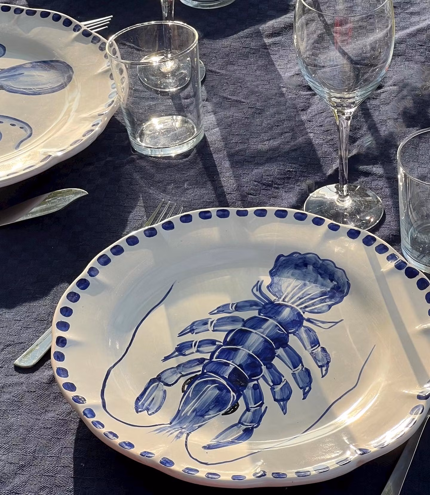 Marina salad 20 cm, lobster motif