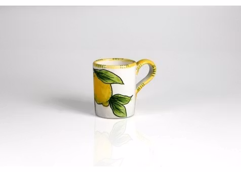 Limone Bianco kaffemugg med citronmönster