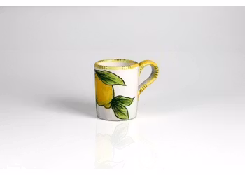 Limone Bianco kaffemugg med citronmönster
