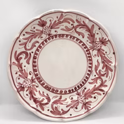 Positano tallrik 26 cm, röd