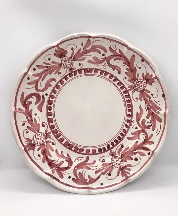 Positano djup tallrik 23 cm, röd