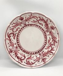 Positano djup tallrik 23 cm, röd