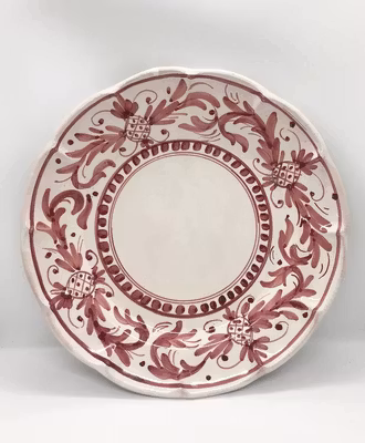 Positano djup tallrik 23 cm, röd