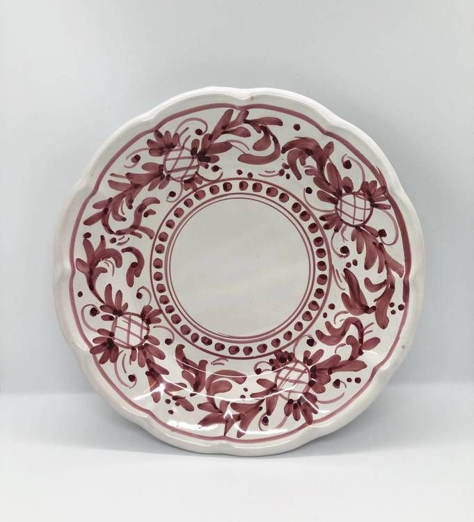 Positano assiett 21 cm, röd