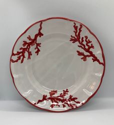 Capri coral assiett 21 cm