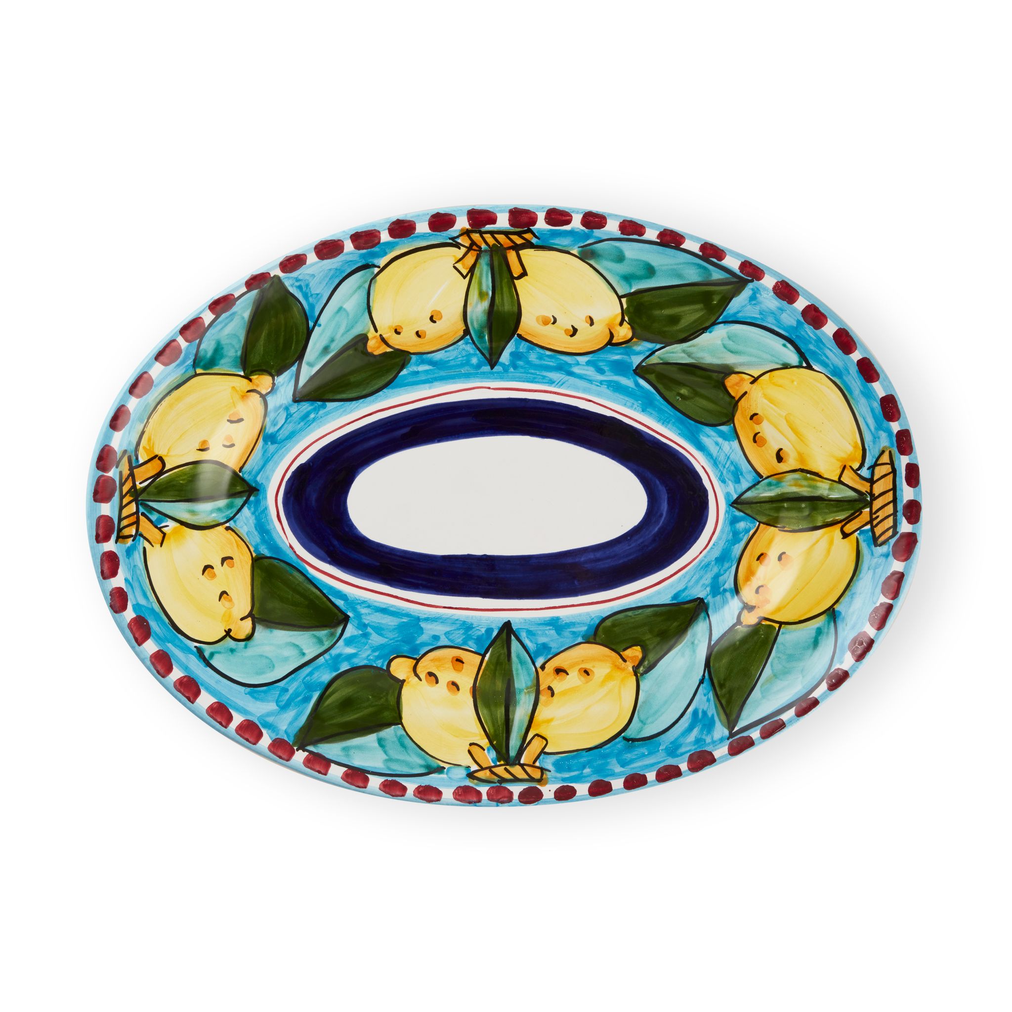Sorrento Limone uppläggningsfat, 37 cm
