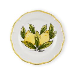 Limone Bianco tallrik med citronmönster, 26 cm