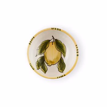 Limone Bianco liten skål med citronmönster, 13 cm