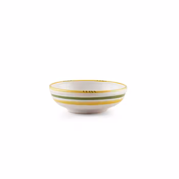 Limone Bianco djup skål med citronmönster, 18 cm