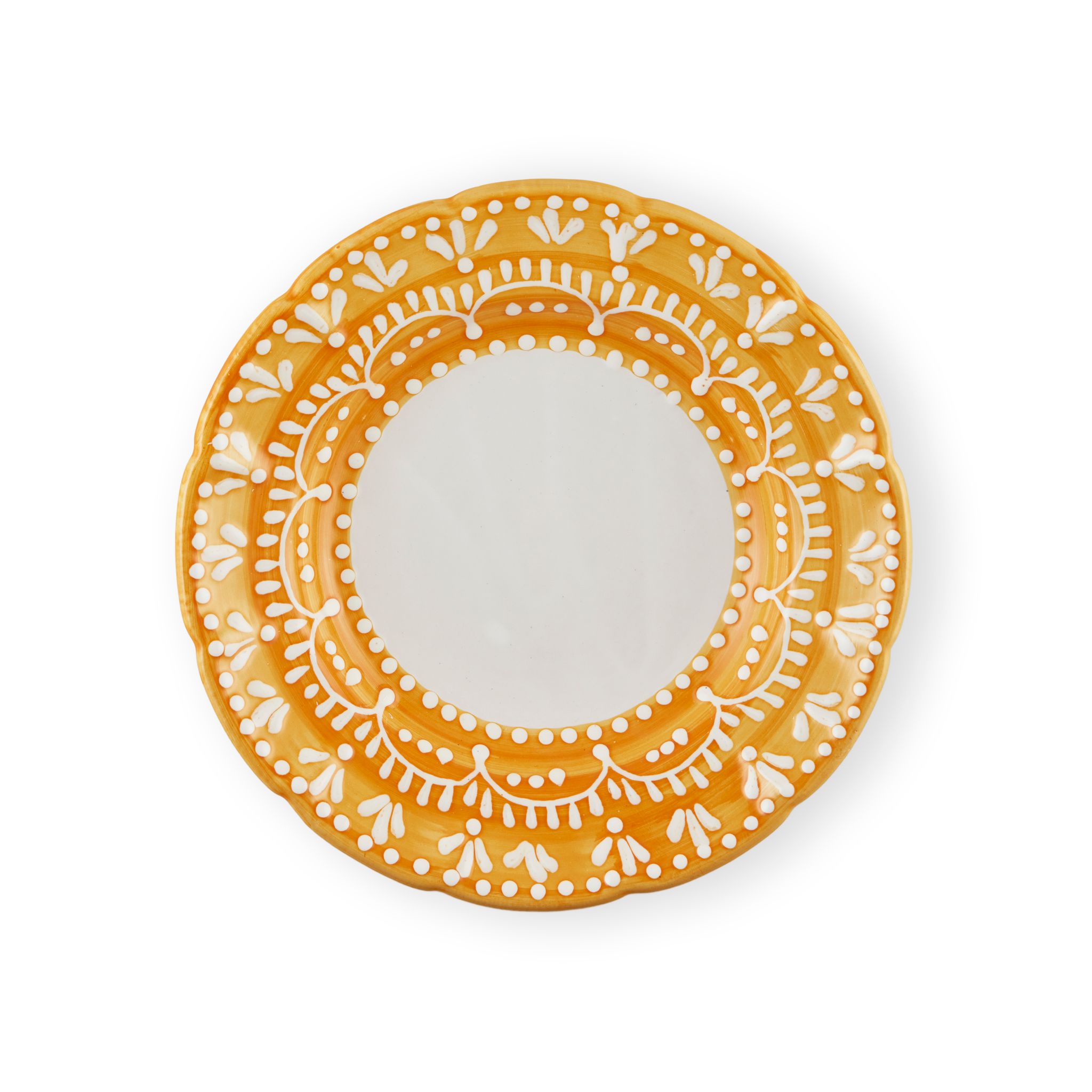 Ischia djup tallrik, orangegul 23 cm