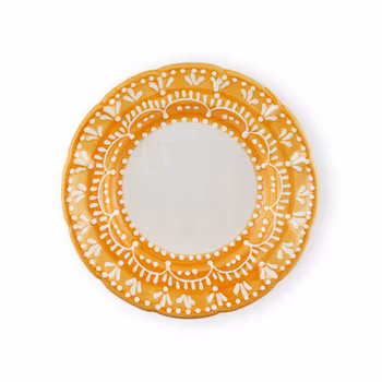 Ischia djup tallrik, orangegul 23 cm