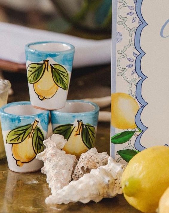 Sorrento Limone limoncello kopp
