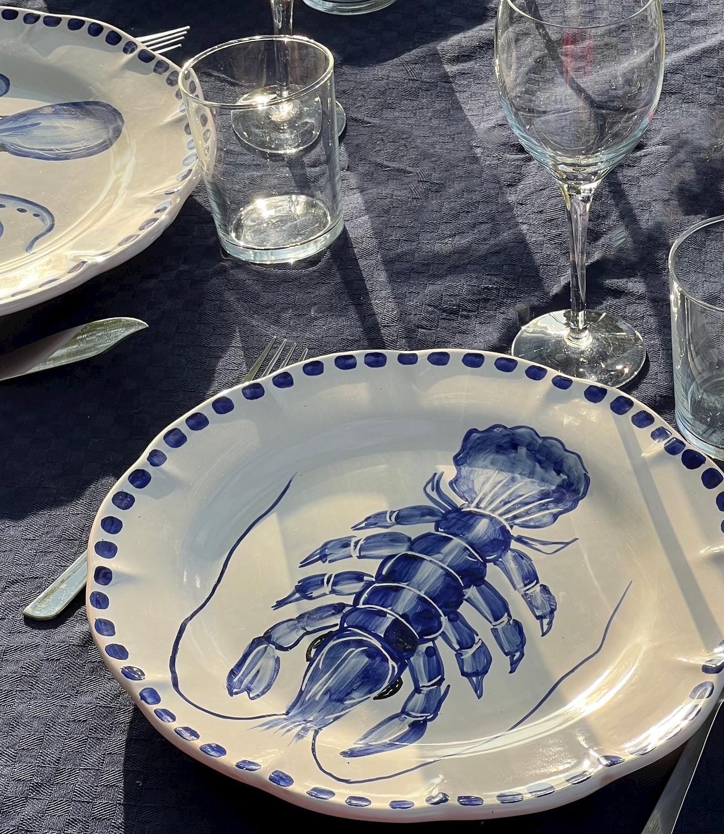 Marina dinner plate 26 cm, lobster moti
