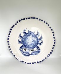 Marina soup plate 23 cm, crab motif