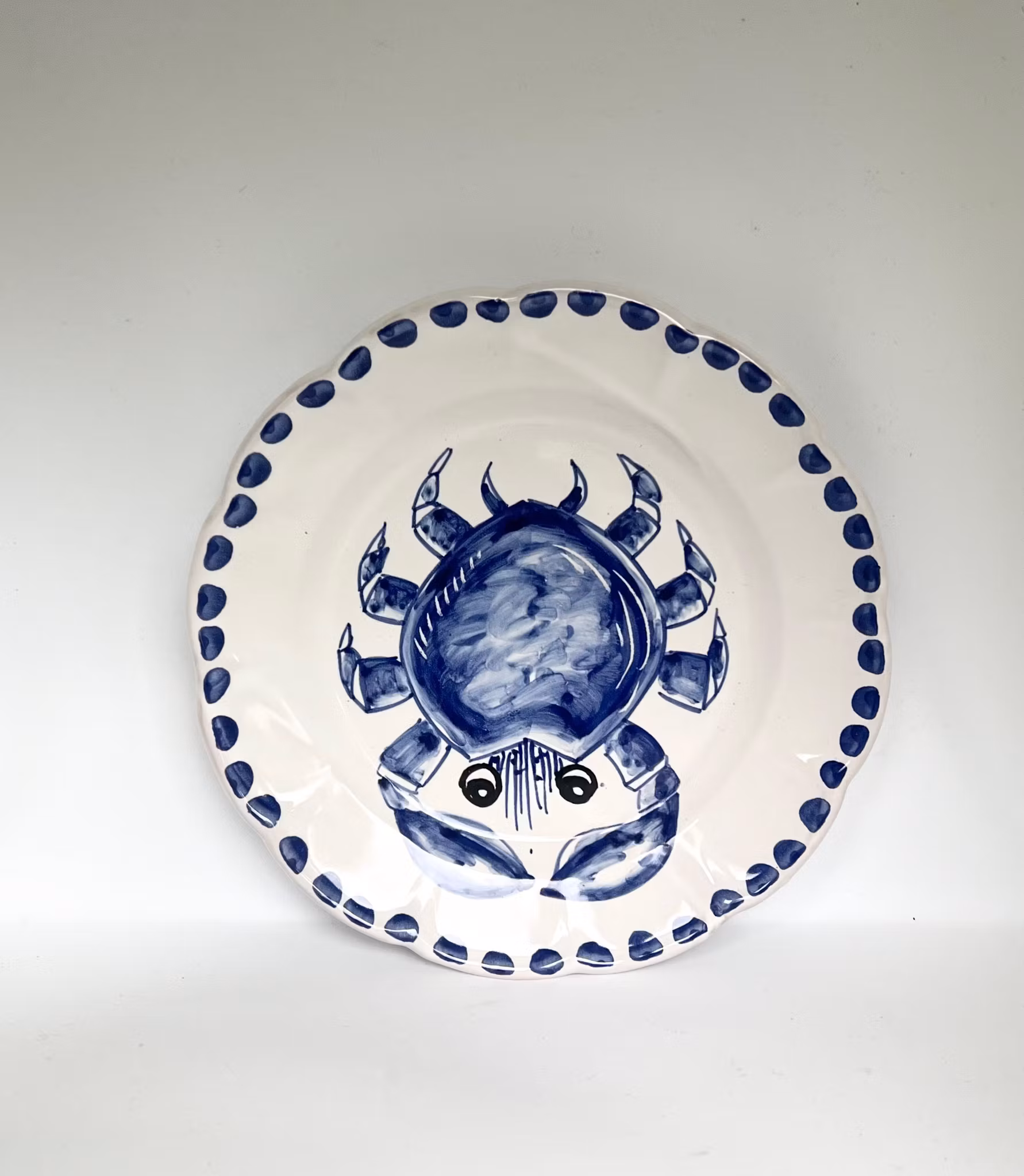 Marina salad plate 20 cm, crab motif
