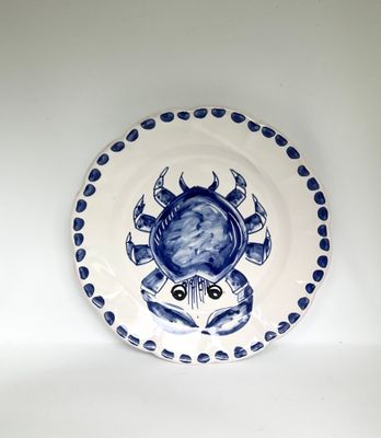 Marina salad plate 20 cm, crab motif