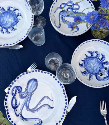 Marina bowl 18 cm, crab motif