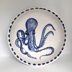 Marina bowl 18 cm, octopus motif