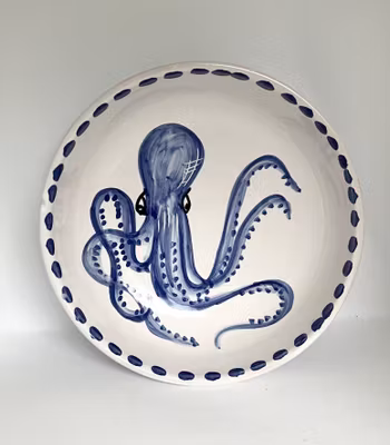 Marina bowl 18 cm, octopus motif