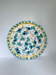Toscana assiett, 20 cm, grönt mönster