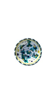 Toscana salladsskål 13 cm, grönt mönster