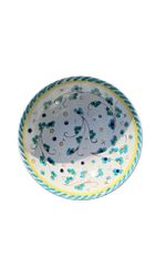 Toscana salladsskål 30 cm, grönt mönster
