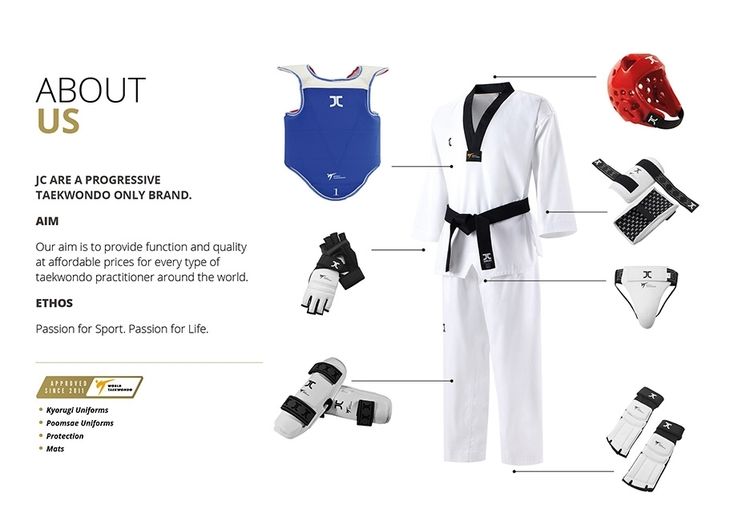JCALICU: VORTEX 1 FIGHTER WT TAEKWONDO DRÄKT FÖR VIT KRAGE