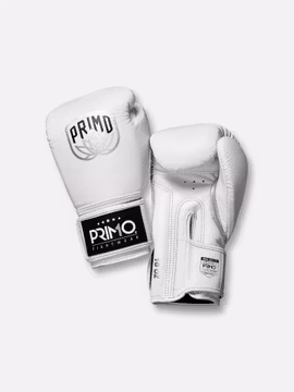 PRIMO: EMBLEM 2.0 BOXING GLOVES - WHITE SERAPH