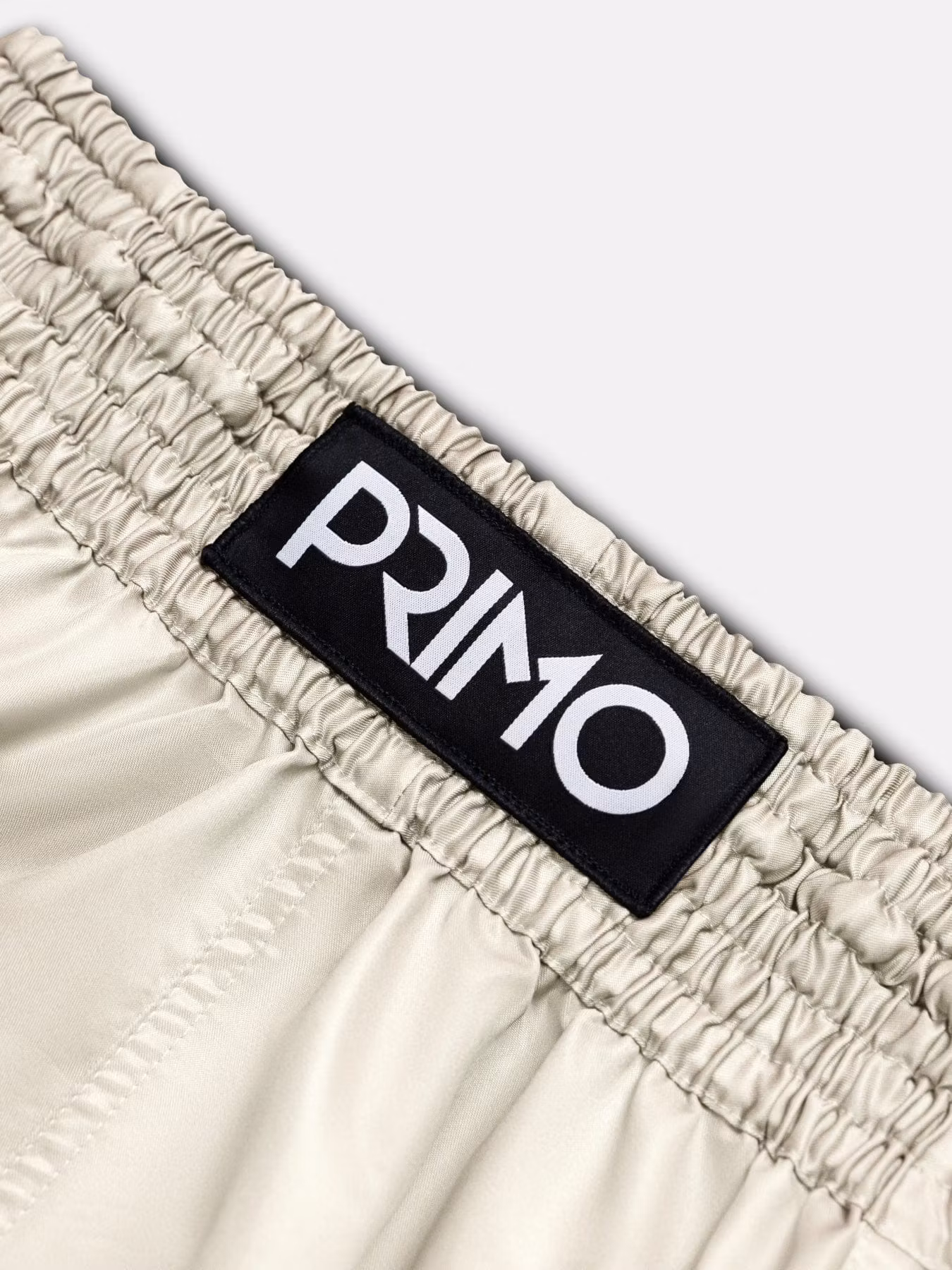PRIMO: MUAY THAI SHORTS ALTA SERIES - GRÄDDVIT
