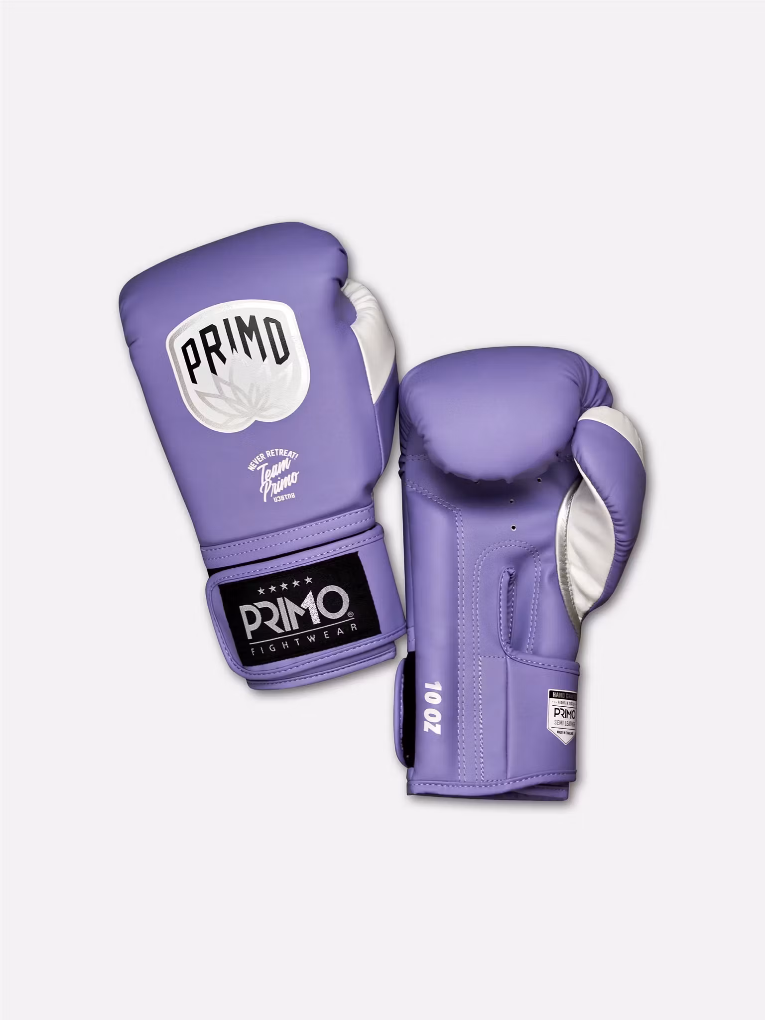 PRIMO: EMBLEM 2.0 SEMI LÄDER BOXNINGSHANDSKAR LILA