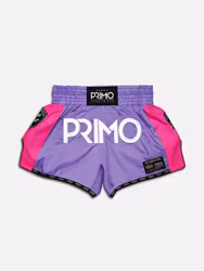 PRIMO: MUAY THAI SHORTS SUPER NYLON - PURPLE RAIN