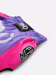 PRIMO: MUAY THAI SHORTS SUPER NYLON - PURPLE RAIN