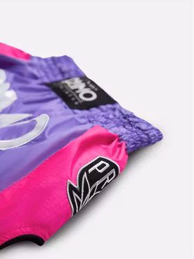 PRIMO: MUAY THAI SHORTS SUPER NYLON - PURPLE RAIN