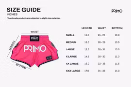 PRIMO: MUAY THAI SHORTS SUPER NYLON - HARLEM WORLD