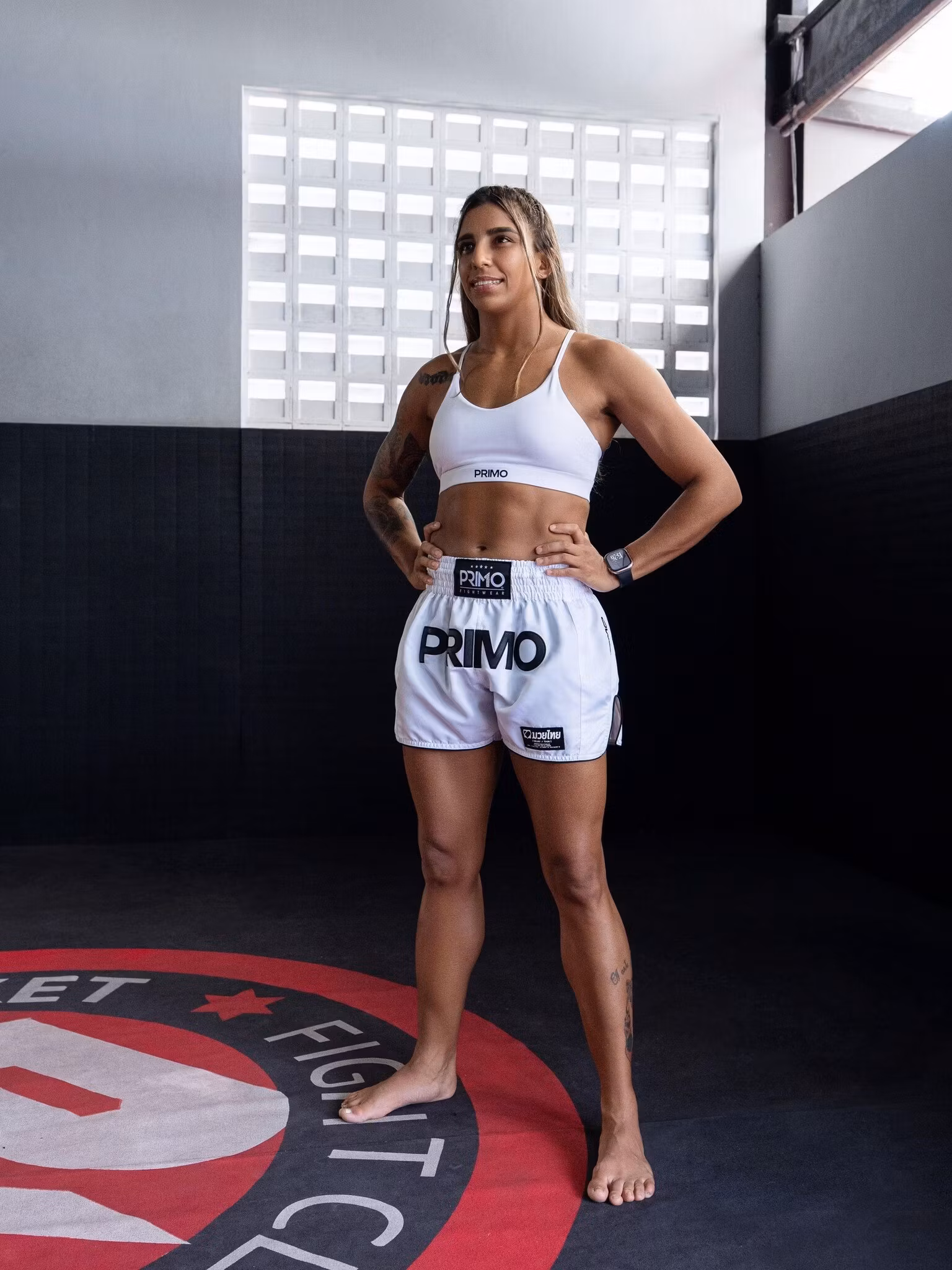 PRIMO: MAMBA SERIES MUAY THAI SHORTS - WHITE