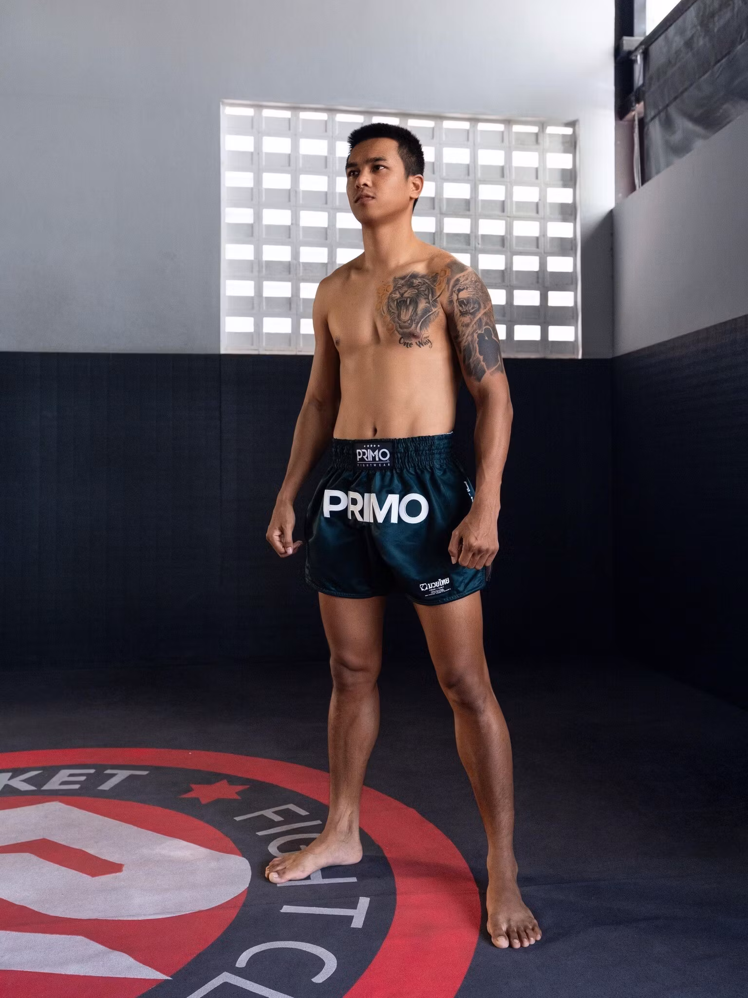 PRIMO: MAMBA SERIES MUAY THAI SHORTS - HUNTER GREEN