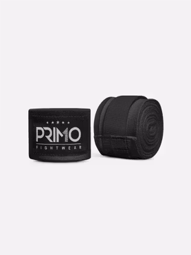 PRIMO: 180 SERIES BOXING WRAPS - COAL BLACK