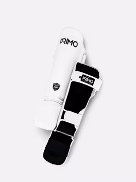 PRIMO: CLASSIC MUAY THAI SHIN GUARDS - WHITE