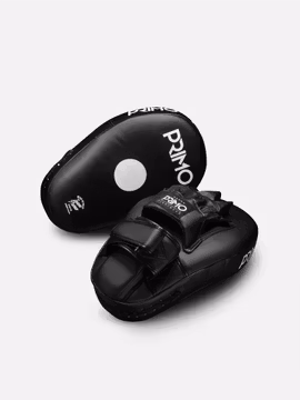 PRIMO: HYBRID KICK MITTS LEATHER - BLACK