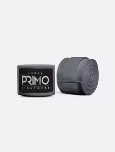 PRIMO: 180 SERIES BOXING WRAPS - COAL BLACK